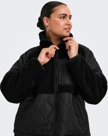 ONLY QUILT MIX FLEECE SHORT JACKET