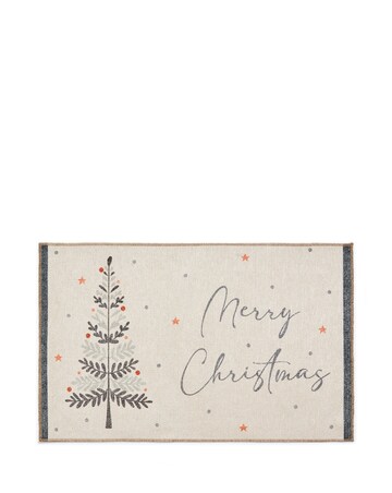 Christmas Trees Washable Doormat