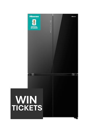 Hisense KitchenFit RQ768N4GBE Multi-Door Fridge Freezer - Black
