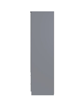 Eider Ready Assembled 2 Door 2 Drawer Mirrored Wardrobe - Kids