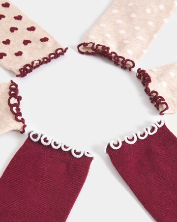 Pretty Secrets (3 Pair Pack) Reindeer Novelty Christmas Socks