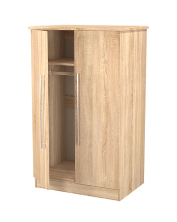 Osprey Ready Assembled 2 Door Midi Wardrobe - Kids