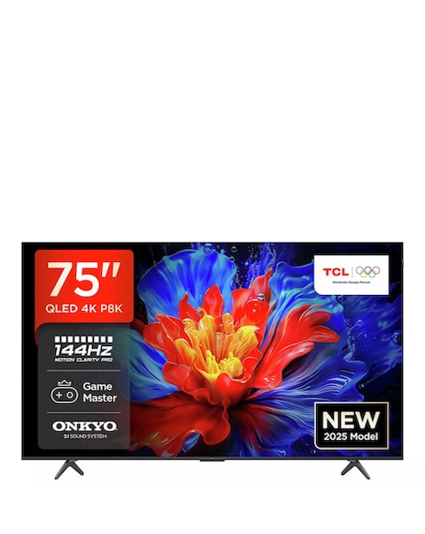 TCL 75P8K-UK 75in 4K Ultra HD HDR Smart Fire TV with Freely