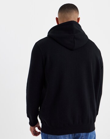 Jack & Jones Frederiksberg Monogram Sweat Hoodie - Black
