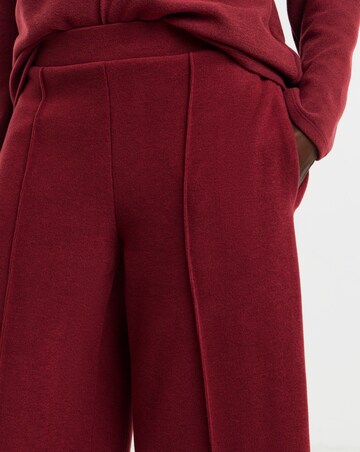 Red Cosy Wide Leg Jogger