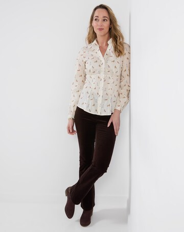 Joe Browns Button Through Dog Print Shirt