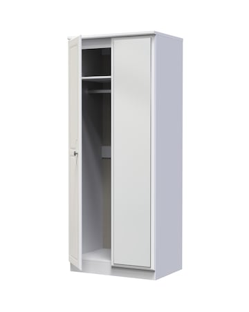 Peregrine Ready Assembled 2 Door Mirrored Wardrobe - Kids