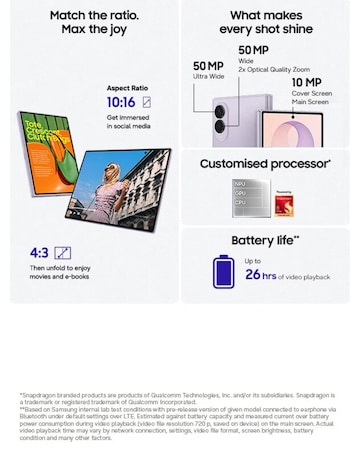 Samsung Galaxy Z Fold8 512GB 5G - Lavender