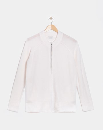 Zip Through Pocket Cardigan