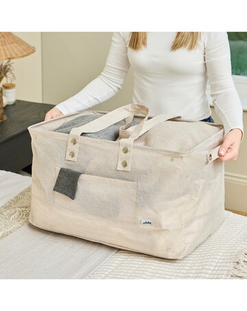 Minky Collapsible Fabric Water-Resistant XL Laundry Bag