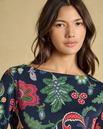 Joules Printed Harbour Top