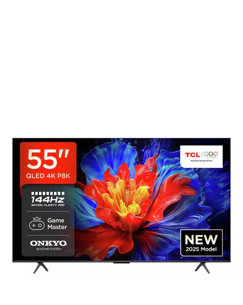 TCL 55P8K-UK 55in 4K Ultra HD HDR Smart Fire TV with Freely