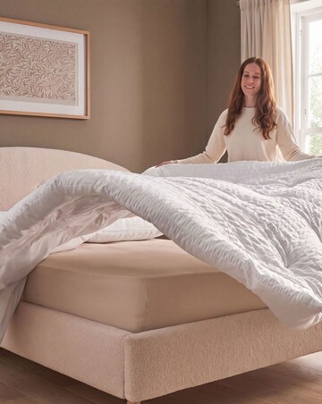 Silentnight Coverless Luxury Seersucker 10.5 Tog Duvet