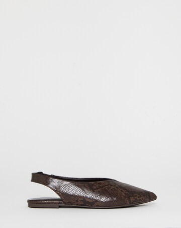 Gale Flat Slingback Shoes - Extra Wide Fit (EEE)