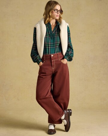 Joules Melanie Check Top