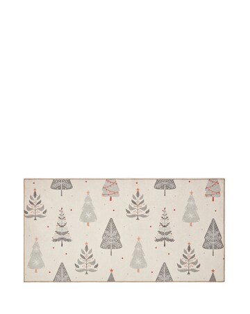 Christmas Trees Washable Large Doormat