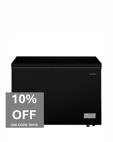Russell Hobbs RH300CF201B 300L Chest Freezer Black + Install