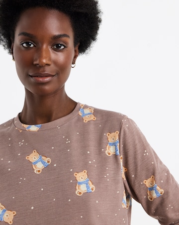 Pretty Secrets Value Bear Print Pyjama Set
