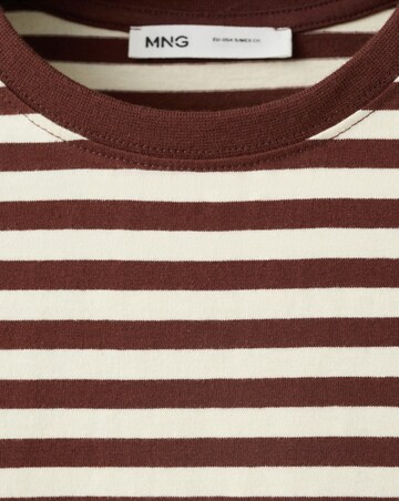 Mango Striped Cotton T-Shirt