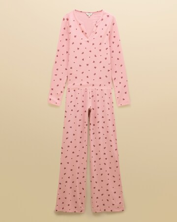 Joules Floral Pointelle Pyjama Set