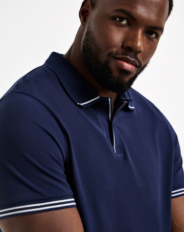 Tipped Pique Polo Long