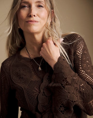 Julipa Crochet Knitted Top