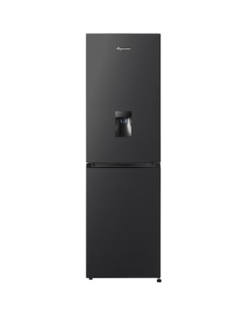 Fridgemaster MC55251DEB Fridge Freezer Black- E Rated