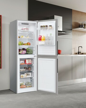 Hoover HOCT3L517ESK-1 175cm Low Frost Fridge Freezer Silver + Install