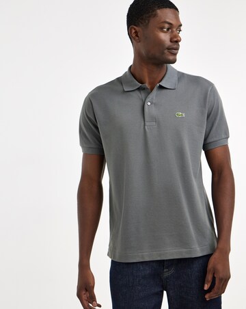 Lacoste Classic Short Sleeve Pique Polo - Grey