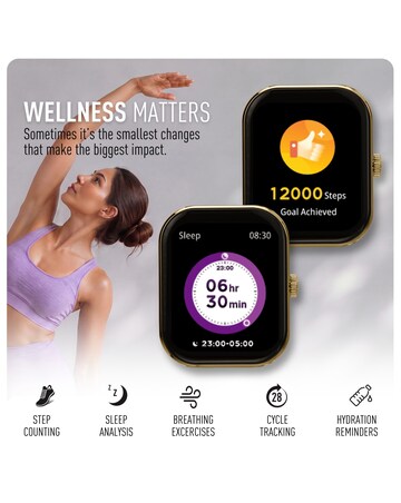 Reflex Active Nexus Silicone Strap Smart Watch - Cream