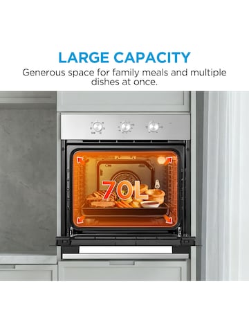 Midea Built-In Single Oven - Stainless Steel + Installation
