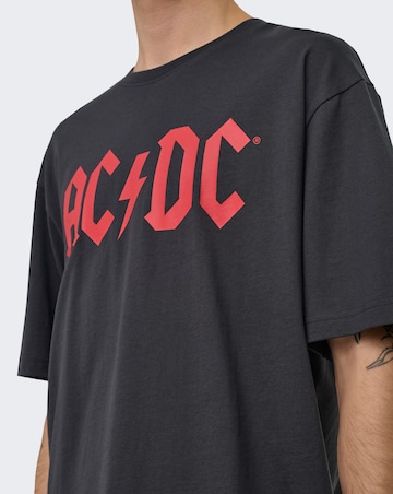 Only & Sons ACDC Relaxed Fit T-Shirt - Black