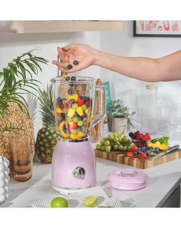 Salter Retro Glass Jug Blender - Pink