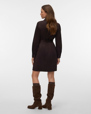 VERO MODA LEOPARD PRINT SHIRT DRESS