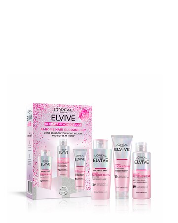 L'Oreal Elvive At Home Hair Glossing Set