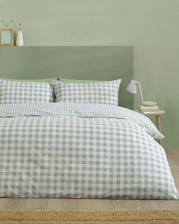 Catherine Lansfield Bamford Gingham Check Duvet Cover Set