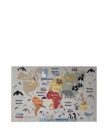 World Map Play Mat