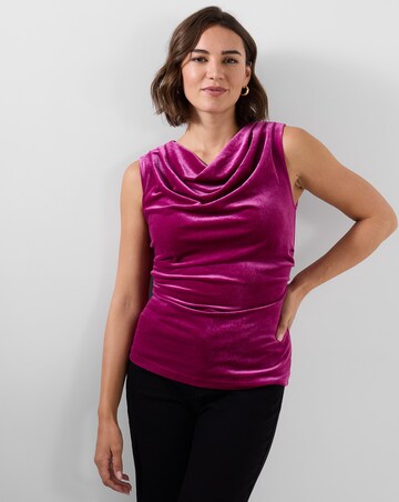 Joe Browns India Velour Cowl Neck Top
