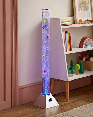 ValueLights Bubble Lamp Colour Changing Sensory Floor Lamp - 90cm
