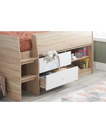 Birlea Kids Leyton Cabin Bed- Brown