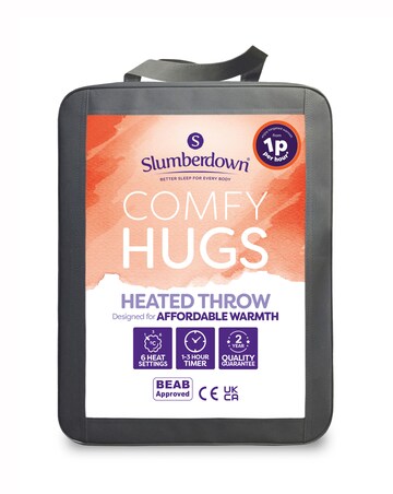 Slumberdown Comfy Hugs Heated Throw