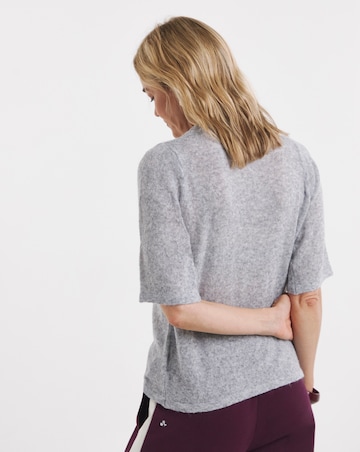 Fine Knit Half Sleeve T-shirt