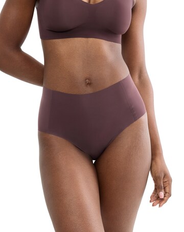 Sloggi Zero Feel High Waist Knickers Merlot