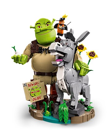 LEGO Shrek Donkey & Puss in Boots Model