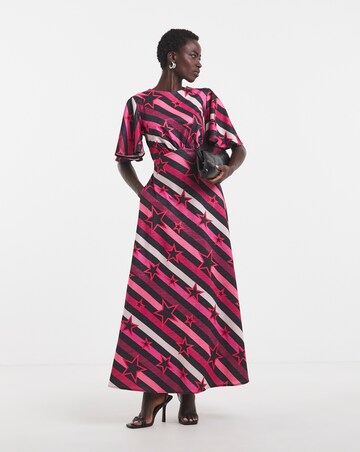 Twisted Wunder Ziggy Star Stripe Lurex Maxi Dress
