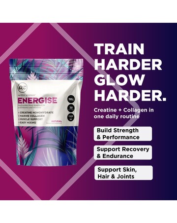 Bio-Synergy Active Woman Energise Creatine & Collagen Supplement Powder - 150g