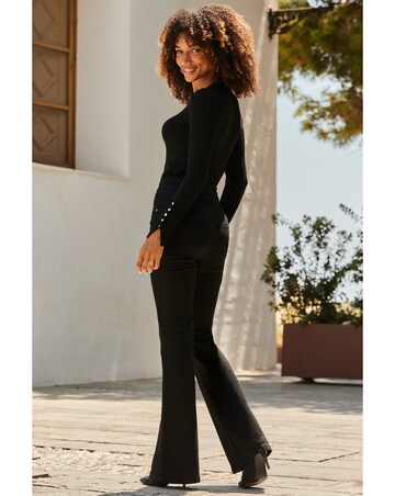 Sosandar Contour Waist Kickflare Jean