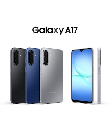 Samsung Galaxy A17 128GB 4G - Black and Buds3 FE - Black Bundle