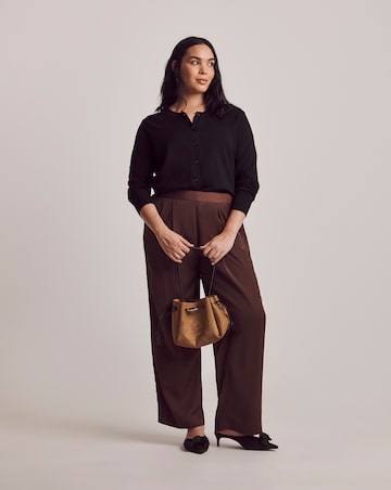 Julipa Petite Satin Straight Leg Trouser