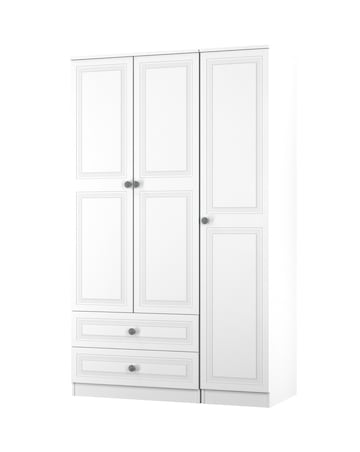 Richmond Triple Wardrobe with 2 Drawers